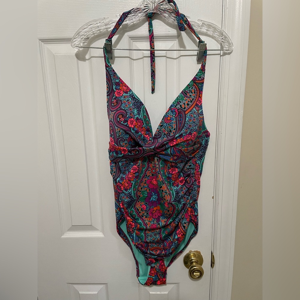 Moontide colordul one-piece bathing suit